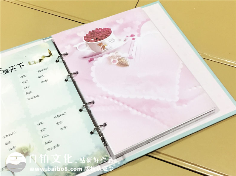 可填寫(xiě)同學(xué)錄留言?xún)?cè)設(shè)計(jì)定制-同學(xué)留念冊(cè)制作