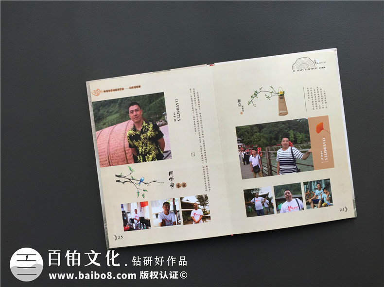 20年同學會紀念冊設計思路-通訊錄定制讓人感想無限-重慶吹角中學