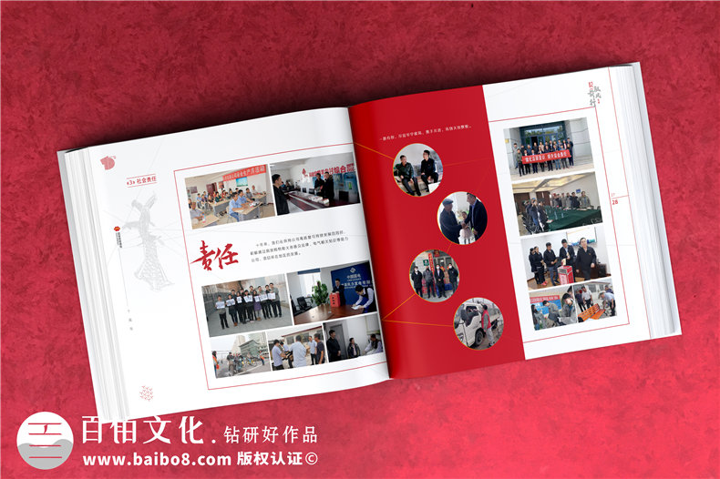 制作公司周年紀(jì)念冊(cè)特刊-攜手并進(jìn)創(chuàng)造輝煌