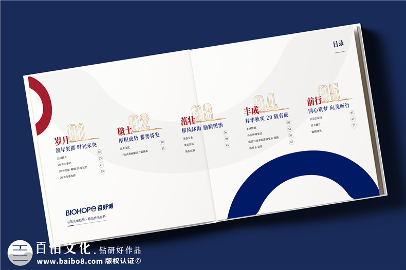 生物科技公司20周年紀(jì)念冊(cè)--解碼生命,共筑未來(lái)?