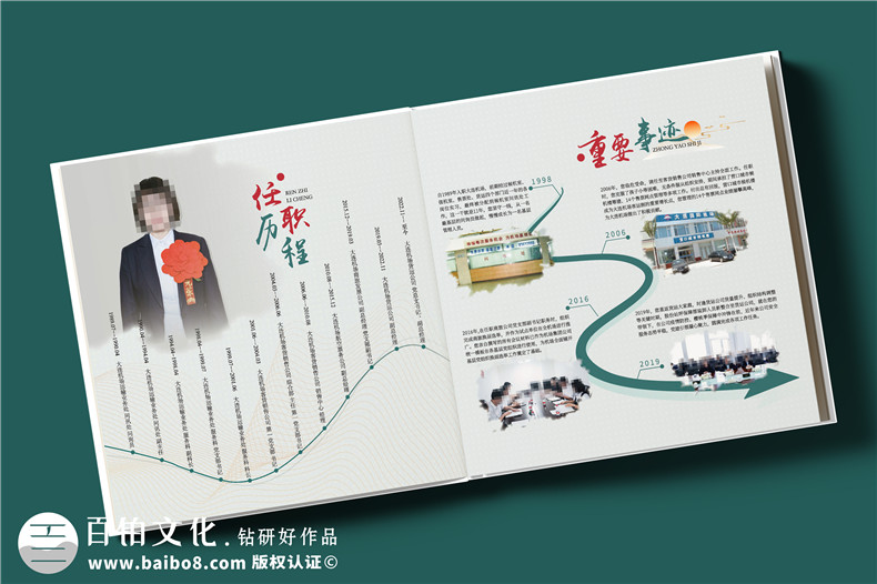 總經(jīng)理調(diào)任升遷紀(jì)念冊(cè)-送女高管的工作相冊(cè)