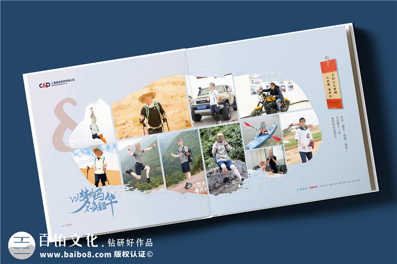 物流公司領(lǐng)導(dǎo)離任紀念冊-單位送員工的工作回顧相冊
